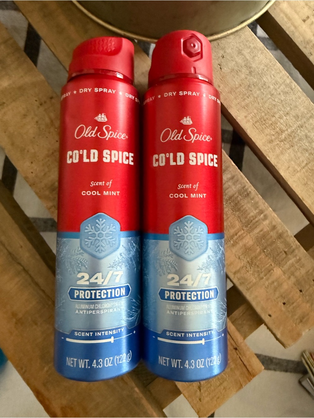 2- Old Spice Cold Spice 24/7 Protection Dry Spray - Cool Mint